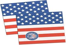 USA Party Napkins Flag design 25cm, Blue red and white USA flag design napkins Pack of 20
