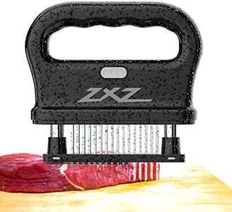 ZXZ Premium Meat Tenderizer Mallet – 48 Stainless Steel Blades, Ideal for Marinated Meats, Beef, Steak, Chicken, Poultry & More – Kitchen Must-Have Tools for Chefs & Cooking Enthusiasts