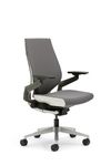 Steelcase Gesture Office Chair - Ergonomic Work Chair with Wheels for Carpet - Comfortable Office Chair - Intuitive-to-Adjust Chairs for Desk - 360-Degree Arms - Graphite Gray Fabric