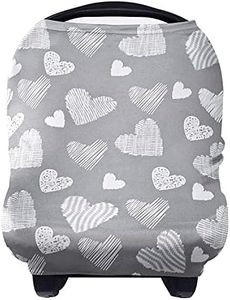 Nursing Cover Breastfeeding Scarf - Baby Car Seat Covers, Infant Stroller Cover, Carseat Canopy for Girls and Boys by Yoofoss