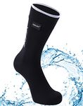 Agdkuvfhd 100% Waterproof Breathable Socks, Unisex Cushioned Outdoor Sports Hiking Wading Trail Runing Skiing Crew Socks