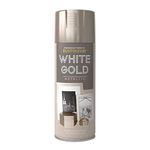 Rust-Oleum 400ml Metallic Spray Paint - White Gold