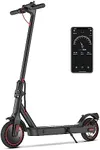 iScooter i9 Electric Scooter Adults and Teenages, 19 MPH, 18 Miles Range, 8.5'' Solid Tires, 350W Foldable and Cruise Control Escooter with Double Braking System and APP