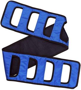 Transfer Belt Patient Lift Board Belt The 62"L×7.8"W Transferring Turning Handicap Bariatric Patient Patient Care Safety Mobility Aids Equipment (Blue)