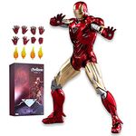 LonullyMege MK6 Ironman Action Figure-7 Inch Deluxe Painting Exquisite Collection Mark Model Gift(MK VI)