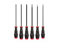 TEKTON High-Torque Black Oxide Blade Screwdriver Set, 6-Piece (#1 - #3, 3/16-5/16 in.) | DRV41235 | Made in USA