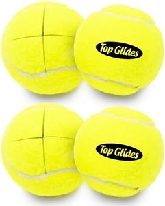 Top Glides Precut Walker Tennis Ball Glides - Yellow - 2 Pairs