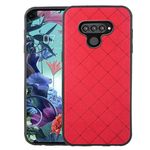 ELISORLI Compatible with LG Q70 Case Rugged Thin Slim Cell Accessories Anti-Slip Fit Rubber TPU Mobile Phone Protection Full Body Silicone Soft Cover for LGQ70 Q730 Q 70 LGQ70phone Women Men Red