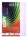 BRUSTRO Copytinta Coloured Craft Paper A4 Size 80 GSM Pastel Pink Shade (CIPRIA), 30 Sheets Pack. Double Side Coloured for Office Printing, Art, Origami, Craft.