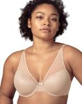 Wonderbra Womens 2 Ways To Wear Underwire Bras, Over The Taupe, 38DD US