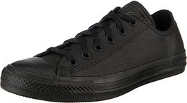 Converse Women's Unisex Adults Chuck Taylor All Star Low top Sneakers, Black Black Mono 001, 8 UK