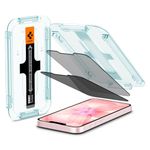 Spigen EZ Fit Privacy Tempered Glass Screen Protector Guard for iPhone 17e/16e/14/13/13 Pro [2 Pack]