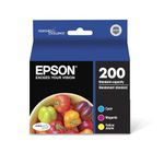 Epson 200 DURABrite Ultra Standard Capacity Ink Cartridge, Colour Combo Pack (T200520)