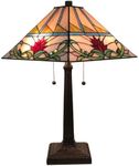 Tiffany Style Table Lamp Banker Mis