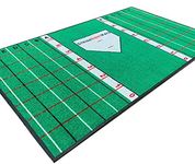 Baseball Softball Hitting Batting Mat | Dual Purpose Instructional Setup, Stance, Stride & Swing Training & Batting Mat | Youth Batter | Stride Right Mats