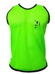 Gisco Sports Training Bibs Training Vest | Set of 12 (Green, Small)