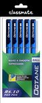 Classmate Octane- Blue Ball Pens (pack Of 5) | Smooth & Fast Writing Ball Pens | Comfortable To Hold & Write| School & Office Stationery| Work From Home Essentials