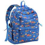 Chase Chic Toddler Backpacks for Boys, 15 Inch Preschool Kindergarten Backpack for Kids 3-8,Small Cute Toddler Bag with Chest Strap for Daycare Travel（Blue Digger）