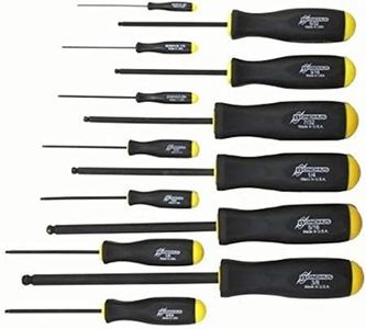 Bondhus 74637 Set 13 ProHold Ball End Screwdrivers .050-3/8"