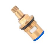 PICK-UP Brass Ceramic Disc Cartridge Quarter Turn 1/2 Inch, Hot and Cold Bathroom Kitchen Tap/Faucet, Tap Spindle For Water Tap (Unit-1)