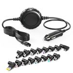 Zolt Universal Laptop Car Charger, Laptop Power Supply Adapter for Lenovo HP Dell Asus Acer Toshiba Samsung with 5V 2A USB Port, USB C DC Adapter, 100W Max.