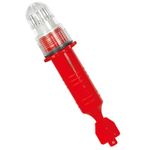 DARIT LED Underwater Fishing Light with Super Bright IP68 Lure High Efficiency Energy-Saving Shock-Proof Signal Light(Automatic-Flash) (RED (Single-Light)