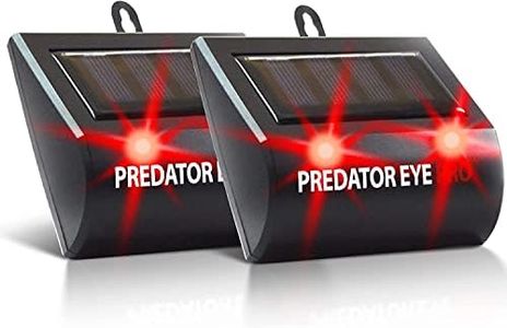 ASPECTEK Predator Eye PRO - Solar-Powered Predator Light with Kick Stand, 4600 Sq. Ft. Coverage for Night-Time Animal Control and Pest Repeller, 2 Pack