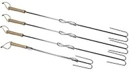 Camp Chef Extending Safety Roasting Fork 30" (4 Pack), Silver