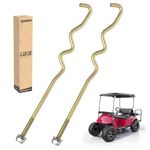 10L0L Golf Cart Battery Hold Down Rods Kit for Club Car Precedent Electric Golf Cart 2008.5-Up Replace OEM Part#103374801 103357701 (2 Pack)