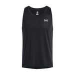 Under Armour Men's Launch Singlet, Lightweight Men's Tank Top, Sweat-Wicking Sports Top, Quick-Drying Men's Gym Vest Black