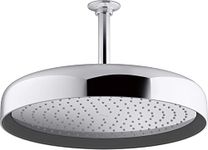 KOHLER 26292-CP Statement Round 14" Single-Function Rainhead, One-Spray Rain Shower Head, Rainfall Shower Head, 2.5 GPM, Polished Chrome