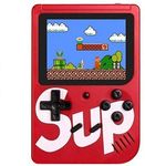 Generic Sup Video Game With Battery Handheld Console Classic Retro Video Gaming Player Colourful LCD Screen USB Rechargeable Portable Game Console with 400 in 1 Classic (Multicolor)