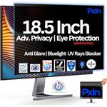PxIn 18.5 inch Monitor Privacy Screen protector | Anti-Blue & Anti-Glare