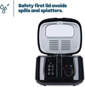 LIVIVO 2.5L Deep Fat Fryer – Stainless Steel Electric Fryer