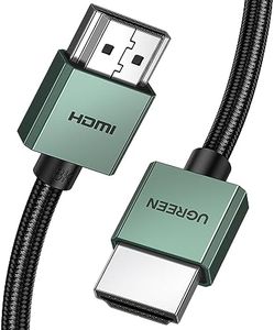 UGREEN 8K HDMI Cable 5M HDMI 2.1 Cable 48Gbps Aluminum Case 8K@60Hz 4K@240Hz Support DynamicHDR HDCP eARC 3D Ethernet ARC Compatible with PS5/PS4 Xbox Series HDTV Projector