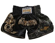 FLUORY Muay Thai Fight Shorts,MMA Shorts Clothing Training Cage Fighting Grappling Martial Arts Kickboxing Shorts Clothing