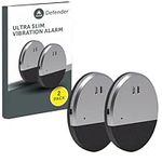 Defender Ultra Slim Vibration Alarm 2 Pack - Window Alert Alarm Sensor Smash Glass Siren 130dB - Police Recognised Standards