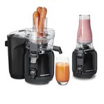 Hamilton Beach Big Mouth® Juice & Blend 2-in-1 Juicer and Blender, Balck, 67970