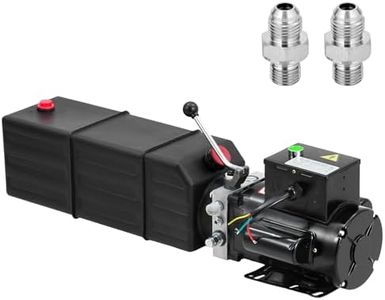 Hydraulic Power Unit, 220V 10.5 Quart Car Lift Hydraulic Pump Power Unit, Single Phase Hydraulic Power Unit, with 10L Steel Tank, Electric Hydraulic Power Unit, Used for Car Maintenance