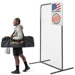 Baseball Net for Batting Cage | 7 x 4 Feet Pitching Screen Softball Pitching Net Baseball Pitching Net Body Protector for Back Drive Lines Beisbol