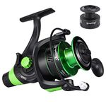 Sougayilang Spinning Reel 13+1 Stainless Steel Bb Bait Feeder Carp Fishing Reel for Freshwater and Saltwater-6000