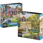 2-Pack of 1000-Piece Jigsaw Puzzles