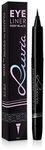 Luvia Waterproof Eyeliner Pen - Ultra Matt & Deep Black - Vegan & Cruelty-