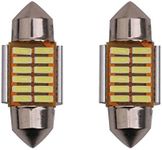 2pc 12V 28MM 12 SMD LED Festoon Interior Car Light Bulb Bright White Dome Lamp