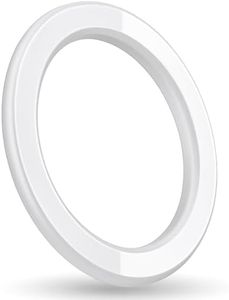 Magnetic Phone Wall Mount – Hands-Free Shower Mirror Holder & Car Sticker Stand, Compatible with iPhone 17 16 15 14 13 12 Pro Max Mini (White)