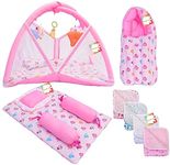 RBC RIYA R New Born Baby Boy's & Baby Girl's Bedding Set Combo (0-6 Months) (4PCS Set)