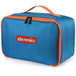 Gemmicc Toy Carry Case,Magnetic Tiles Storage Bag, Water Resistant Oxford Cloth Organizer, Box Storage Bin for Playroom, Classroom,Home Organization(Blue)