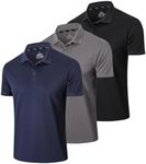 Gaiatiger 3 Pack Mens Polo Shirts Q