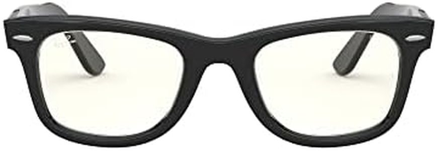 Ray-Ban RB2140 Original Wayfarer Square Sunglasses, Black/Photochromic Grey Polarized, 50 mm