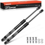 A-Premium 14 inch 24lb 14" Lift Supports Gas Spring Shock Struts Replacement for Toolbox Cabinets Sliding Window Storage Bed Bench Lids Basement Door Boat Hatch 2-PC Set